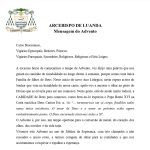 Mensagem de Advento de Dom Filomeno Vieira Dias, Arcebispo de Luanda