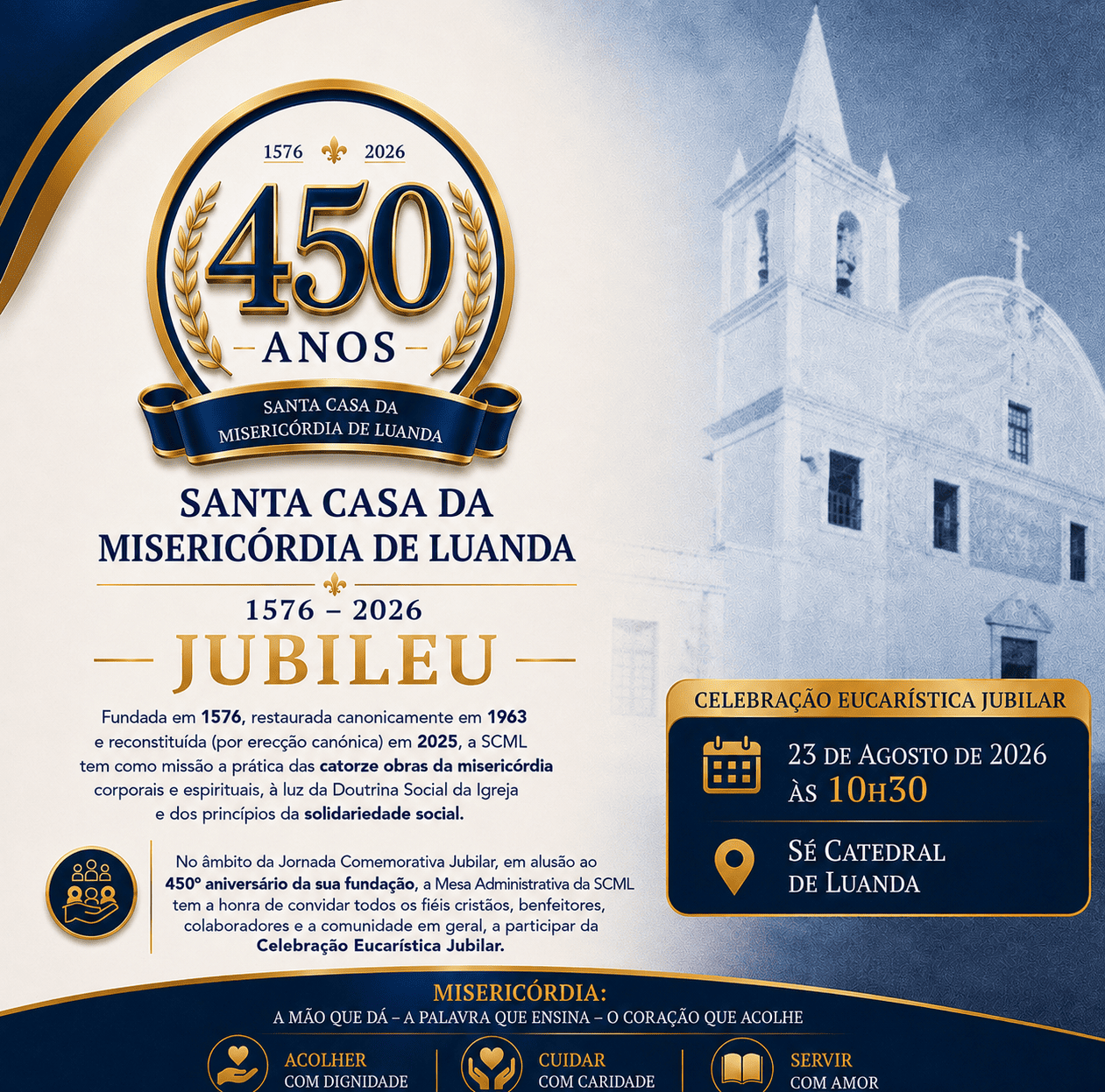 Jubileu do 450 anos da Fundação da Santa Casa da Misercódia de Luanda